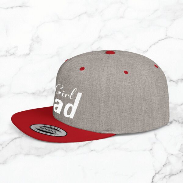 Girl Dad Flat Bill Snapback Hat, Perfect Gift for Father's Day, Trendy Dad Hat, Gifts for New Dads, Casual Wear, Stylish Accessories - Image 21