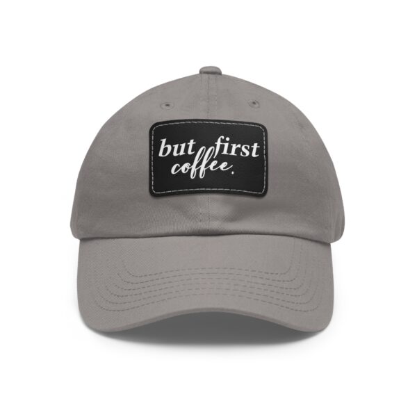 But First Coffee Hat, Trendy Black Hat, Casual Everyday Wear, Best Gift for Coffee Lovers, Stylish Accessories, Unisex Hat - Image 5