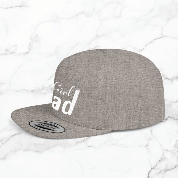 Girl Dad Flat Bill Snapback Hat, Perfect Gift for Father's Day, Trendy Dad Hat, Gifts for New Dads, Casual Wear, Stylish Accessories - Image 18