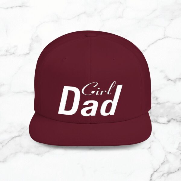 Girl Dad Flat Bill Snapback Hat, Perfect Gift for Father's Day, Trendy Dad Hat, Gifts for New Dads, Casual Wear, Stylish Accessories - Image 22