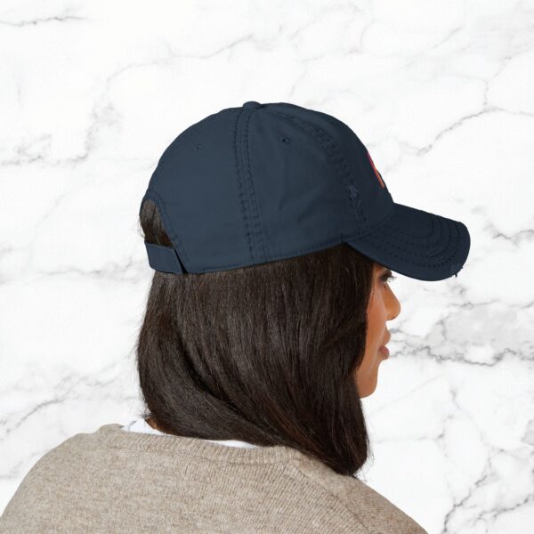 Rainbow Embroidered Distressed Hat, Trendy Baseball Cap for Men & Women, Gift for Mother's Day, Summer Accessory, Casual Style - Image 16