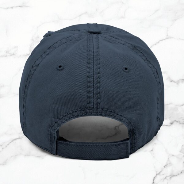 Distressed Hat with Heart Embroidery, Casual Style, Perfect Gift, Everyday Wear, Trendy Headwear - Image 8