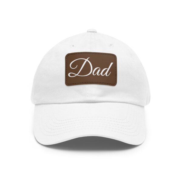 Stylish Dad Hat with Leather Patch | Perfect Gift for Father's Day, Casual Outings, Dad's Birthday or Everyday Wear