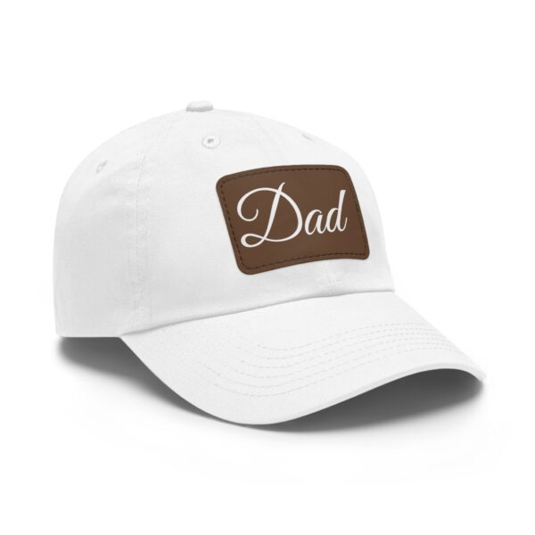 Stylish Dad Hat with Leather Patch | Perfect Gift for Father's Day, Casual Outings, Dad's Birthday or Everyday Wear - Image 2