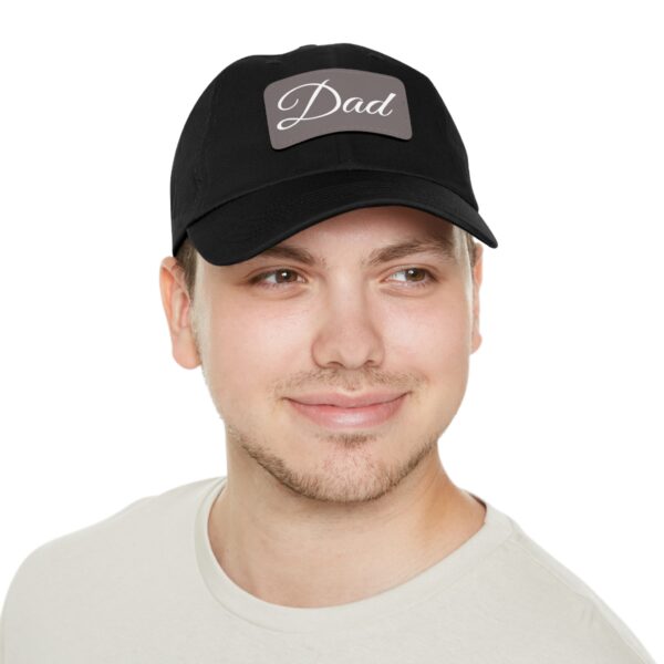 Stylish Dad Hat with Leather Patch | Perfect Gift for Father's Day, Casual Outings, Dad's Birthday or Everyday Wear - Image 8